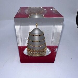 Vintage Knights Of Columbus Paperweight Supreme Council Tiara Pope Paul VI